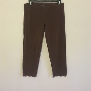 Aerie Cropped brown leggings size large